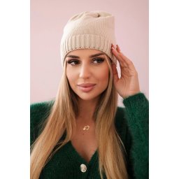 Women's cap Jagoda K344 beige
