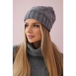 Women's cap Danuta K331 dark gray
