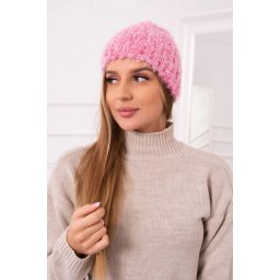 Women's cap Cina K259 dark pink