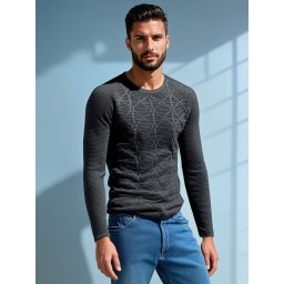 Pulover antracit pentru bărbați DStreet