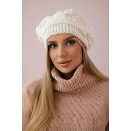marka niezdefiniowana Women's cap Sofia K369 ecru