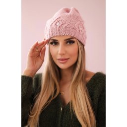marka niezdefiniowana Women's cap Ramona K383 powdered pink