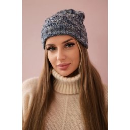 marka niezdefiniowana Cap with fleece Melisa K241 navy blue+blue