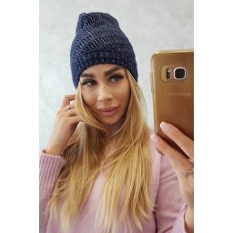 marka niezdefiniowana Cap with fleece Berta K247 navy blue
