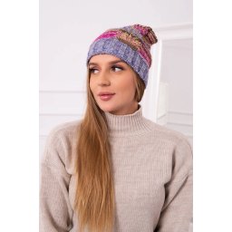 marka niezdefiniowana Cap with fleece Monika K256 fuchsia+purple