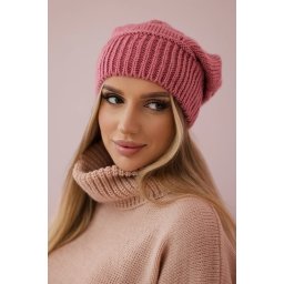 marka niezdefiniowana Women's cap Ingrid K371 dark pink