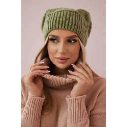 marka niezdefiniowana Women's cap Ingrid K371 khaki