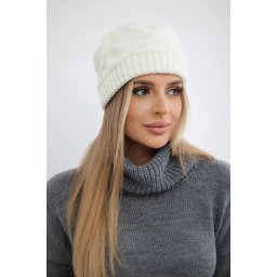 marka niezdefiniowana Women's cap Nastia K373 ecru