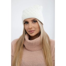 marka niezdefiniowana Cap with fleece Kratka K204 white