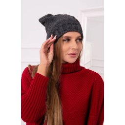 marka niezdefiniowana Cap with fleece Ula K271 graphite