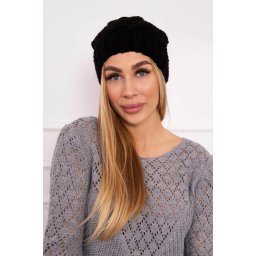 marka niezdefiniowana Cap with fleece Justyna K253 black