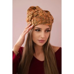 marka niezdefiniowana Cap with fleece Roksana K209 brown