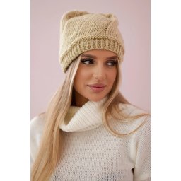 marka niezdefiniowana Women's cap Klarysa K393 beige