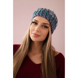 marka niezdefiniowana Cap with a pompom Maria K335 turquoise