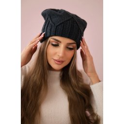 marka niezdefiniowana Women's cap Liliana K375 graphite