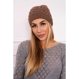 Kesi Cap with fleece Roma K224 mocca