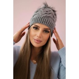 Kesi Cap with fleece Ela K242 light gray