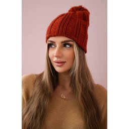 Kesi Cap with fleece Idalia K284 brown