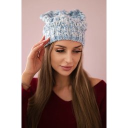 Kesi Cap with fleece Roksana K209 blue