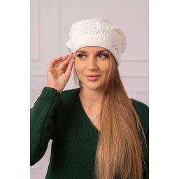 Kesi Women's cap Maryna K407 ecru