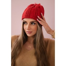 Kesi Cap with fleece Idalia K284 red