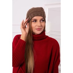 Kesi Cap with fleece Ula K271 cappuccino