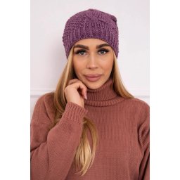 Kesi Cap with fleece Karolina K243 dark pink