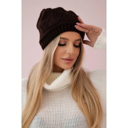 Kesi Women's cap Klarysa K393 brown