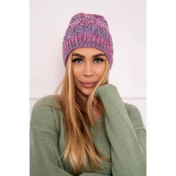 Kesi Cap with fleece Melisa K241 purple+red