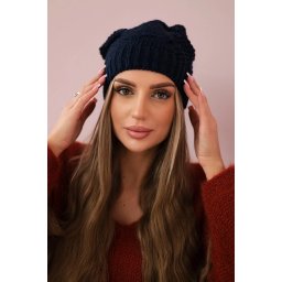 Kesi Cap with fleece Sandra K210 navy blue