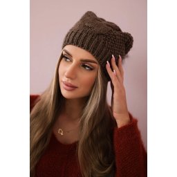 Kesi Cap with fleece Sandra K210 cappuccino