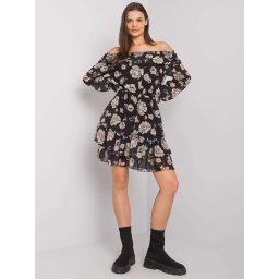 Dress-DHJ-SK-15015.56P-black-beige