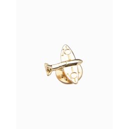 Ombre Decorative metal clothes pin small plane - gold