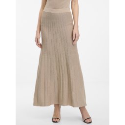 Fustă maxi aurie pentru femei ORSAY