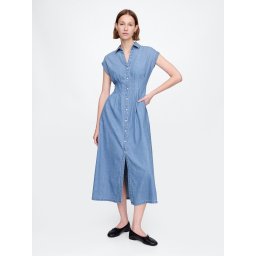 GAP Denim shirt maxi dress - Women's