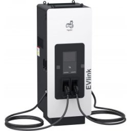 EVlink, Statie de incarcare Fast Charge Pro DC, 180kW, cu doi conectori CCS2, cablu 7.5 m