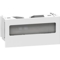 Unica system+, Suport eticheta Unica, alb polar