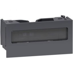 Unica system+, Suport eticheta Unica, antracit
