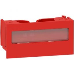 Unica system+, Suport eticheta Unica, rosu