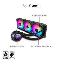 ROG STRIX LC II 360 aRGB AM5, 3x 120mm
