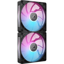 Corsair RX140 MAX RGB, case fan (black, 2-pack, 140 mm)