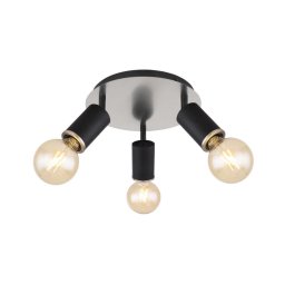 Spot JOSEBA 3xE27/60W/230V lemn negru Globo 54032-3B
