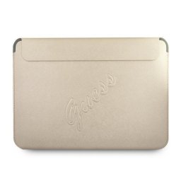 Guess Sleeve GUCS13PUSASLG 13" gold/gold Saffiano Script