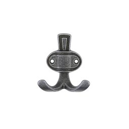 Agatatoare Cuier Rubico , model rustic 2 carlige 76x65 mm