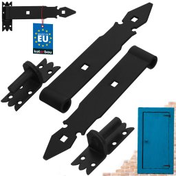 Balama curea pentru ușa de garaj de 250 mm - 2 buc