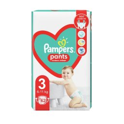 Scutece chilotel Pampers Pants Nr.3, 6-11 Kg, 62 buc