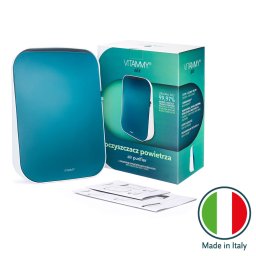 Purificator de aer cu ionizare Vitammy Air PA500, filtru HEPA 1, pana la 99.9% capacitate de...