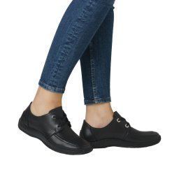 Pantofi dama, piele naturala, L1719-00, negru