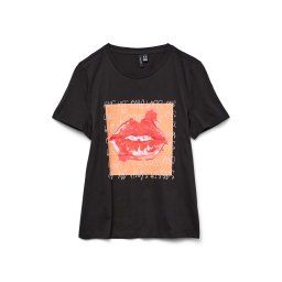 VERO MODA T-Shirt Vmsori Francis Ss Box Jrs 10325320 C-N10 black