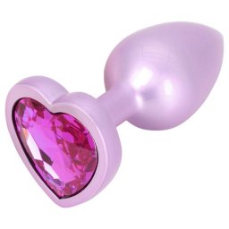 ToyJoy Fericire E Momentul sa Stralucesti Dop Anal Roz cu Bijuterie Eleganta si Sclipire
